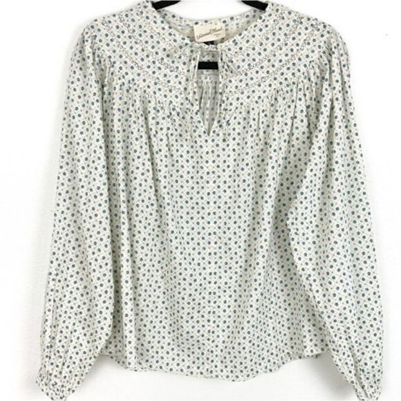 NWT Universal Thread poet peasant top floral small - Picture 4 of 7